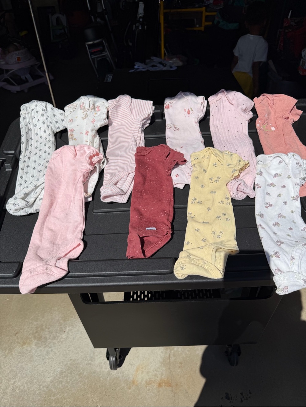 10-Piece Baby Bodysuit Bundle | Mixed Well-Known Brands | Excellent Condition